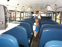 School Bus inside