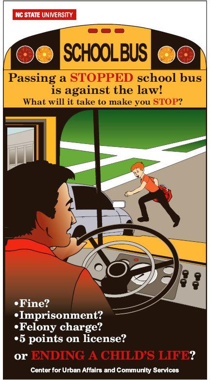 get driver sees accident poster
